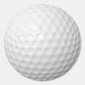  golfbal Stickers (Voorkant)