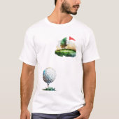 golfbal t-shirt (Voorkant)