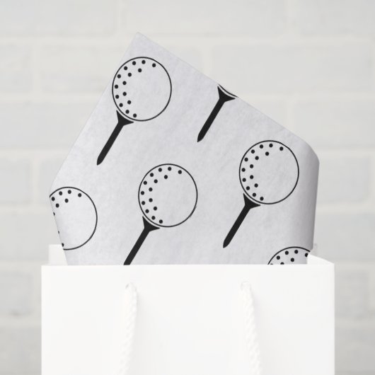 Golfbal T-shirt Classic Tijdloos Golfplezier Tissuepapier (Cadeauzakje)