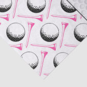 Golfbal t-shirt roze witte donkergrijs klassieke g tissuepapier (Detail)