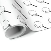 Golfbal T-shirt Sport Classic Zwart Wit Sport Cadeaupapier (Rol Hoek)