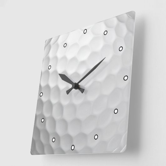 Golfbal textuur met Stippen Vierkante Klok (Hoek)