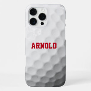 Golfbal Uitzicht Gepersonaliseerde Hoes iPhone 16 Pro Max Hoesje