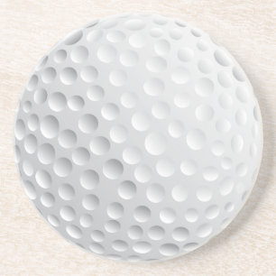 golfbal vectorafbeelding zandsteen onderzetter