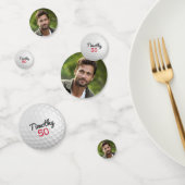 Golfbal Verjaardagsfeest 50e of ander jaar Foto Confetti (Groep)