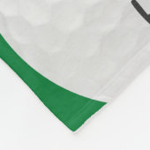 Golfbal Verjaardagsfeestje - 50ste of ander jaar Fleece Deken (Hoek)