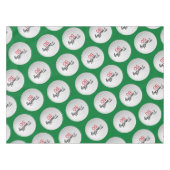 Golfbal Verjaardagsfeestje - 50ste of ander jaar Tafelkleed (Voorkant (Horizontaal))