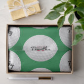 Golfbal Verjaardagsfeestje - 50ste of ander jaar Tissuepapier (Geschenk)