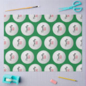 Golfbal Verjaardagsfeestje - 50ste of ander jaar Tissuepapier (Craft)