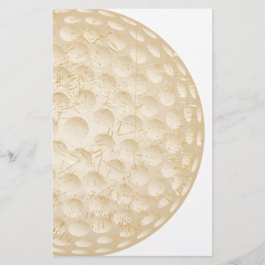 golfbal vintage briefpapier (Voorkant)