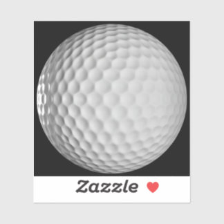 Golfbal Vinyl Sticker