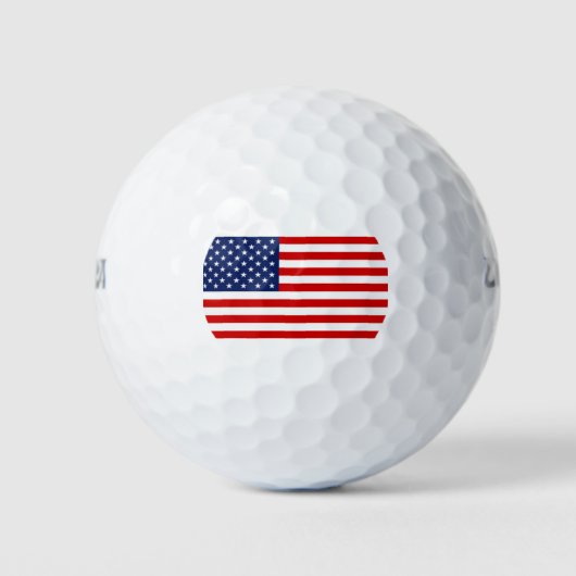 Golfbal Vlag Golfballen (Voorkant)