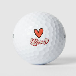 Golfbal voor Golfer op de Valentijnsdag met de LOV Golfballen