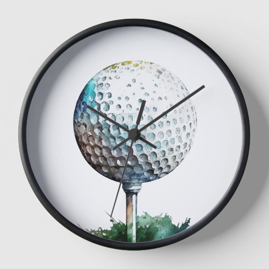 golfbal Wall Clock (Voorkant)
