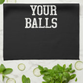 Golfbal was altijd je ballen theedoek (Gevouwen)