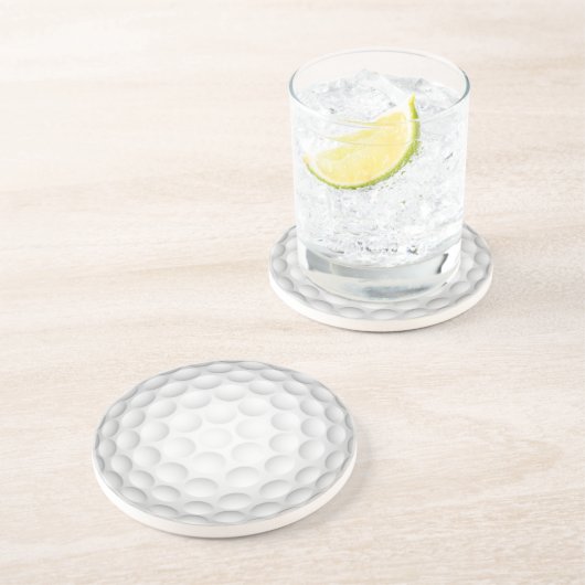 golfbal zandsteen onderzetter (Zijkant)