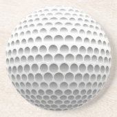 Golfbal! Zandsteen Onderzetter (Voorkant)