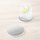 Golfbal! Zandsteen Onderzetter (Zijkant)