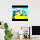 Golfbal Ziekenhuis Grappige Poster Prints (Thuiskantoor)