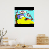 Golfbal Ziekenhuis Grappige Poster Prints (Keuken)