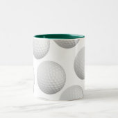 Golfbalbeker Tweekleurige Koffiemok (Center)