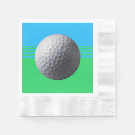 Golfbalcocktail met inlegpapier servet (Voorkant)