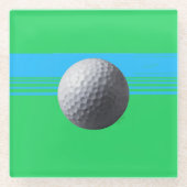 Golfbalglas onderzetter (Voorkant)