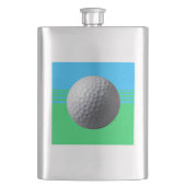 Golfbalkolf van roestvrij staal heupfles (Voorkant)