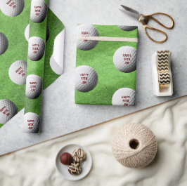 Golfbalkpapier en speciaal verwaterd verlooppapier cadeaupapier