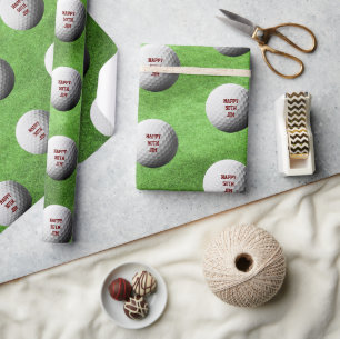 Golfbalkpapier en speciaal verwaterd verlooppapier cadeaupapier