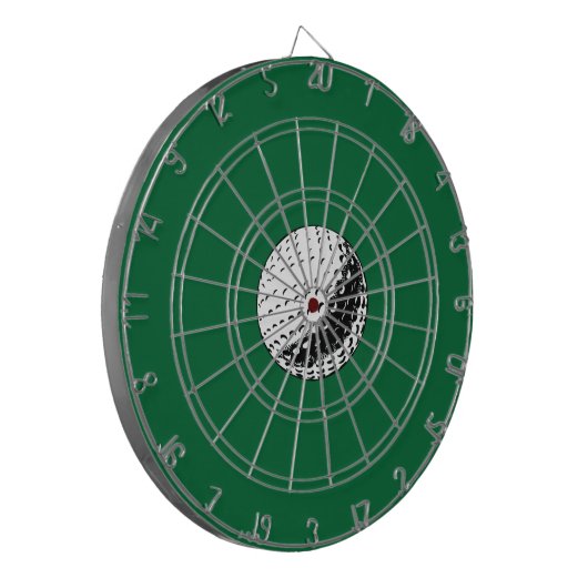 Golfball Dart Board Dartbord (Voorkant Links)