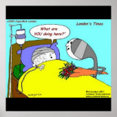 Golfball Hospital Funny Poster Prints (Voorkant)