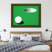 GOLFBALL N CUP CANVAS AFDRUK (Insitu (Slaapkamer))
