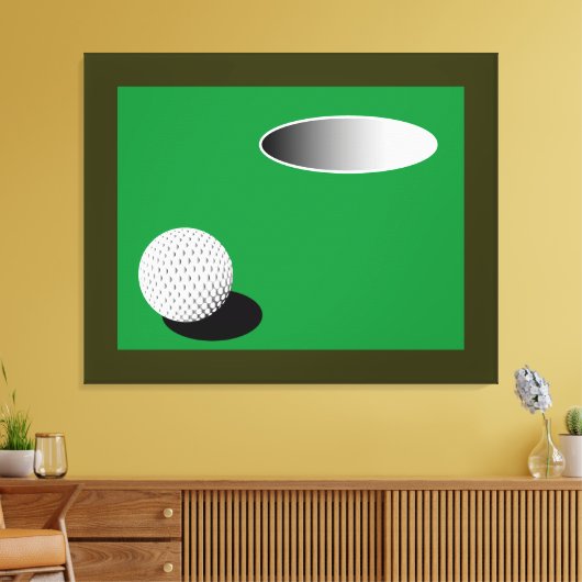 GOLFBALL N CUP CANVAS AFDRUK (Insitu (Woonkamer))
