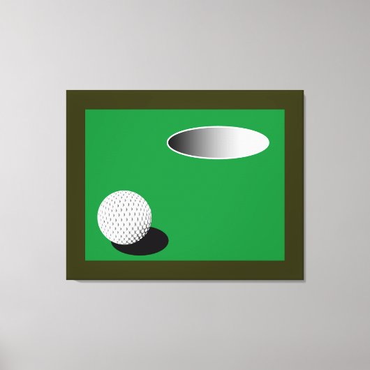 GOLFBALL N CUP CANVAS AFDRUK (Voorkant)