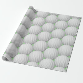 Golfballen Abstract Ontwerp Verpakkende Document B Cadeaupapier