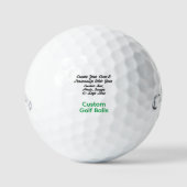  golfballen, best verkopende gepersonaliseerde golfballen (Voorkant)