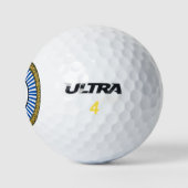 Golfballen - Blauw - Gepersonaliseerd - Initiaal t (Logo)
