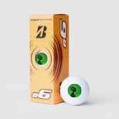Golfballen De vrouw vlinders groen (Verpakking)