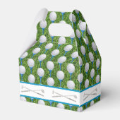Golfballen en Golfclubs Favor Box Bedankdoosjes (Achterkant)
