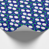 Golfballen en t - shirts cadeaupapier (Hoek)