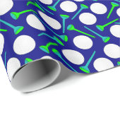 Golfballen en t - shirts cadeaupapier (Rol Hoek)