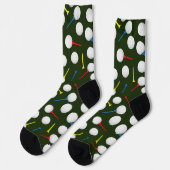 Golfballen en T - shirts Patroon Golfen Sokken (Links)