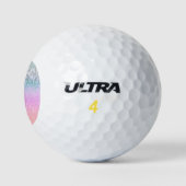 Golfballen Glitter Star Dust (Logo)