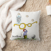 Golfballen Golfer Sierkussen (Deken)