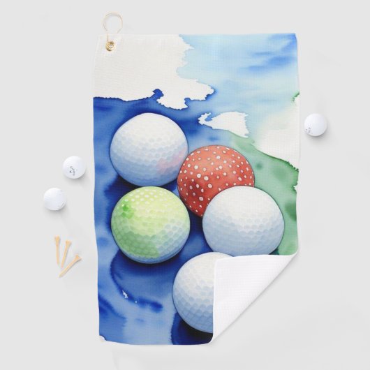 Golfballen Golfhanddoek (Insitu)