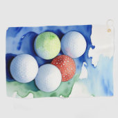 Golfballen Golfhanddoek (Horizontaal)
