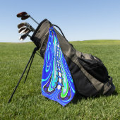 Golfballen Golfhanddoek (Groen)