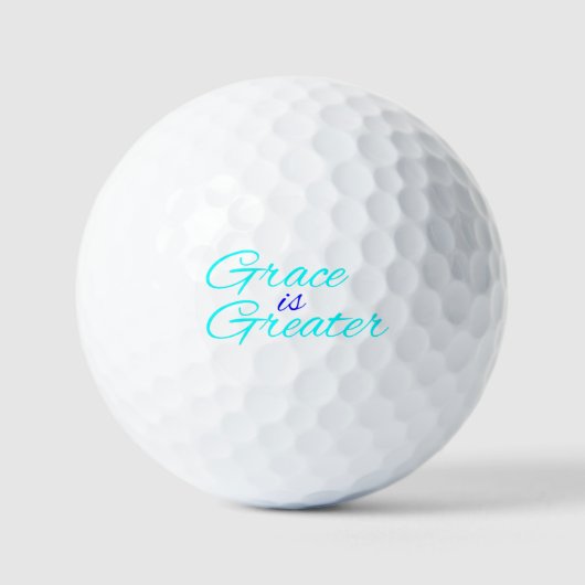 Golfballen - Grace is groter (Voorkant)