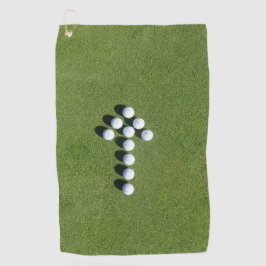 Golfballen in de vorm van een pijl Best Golfhanddoek